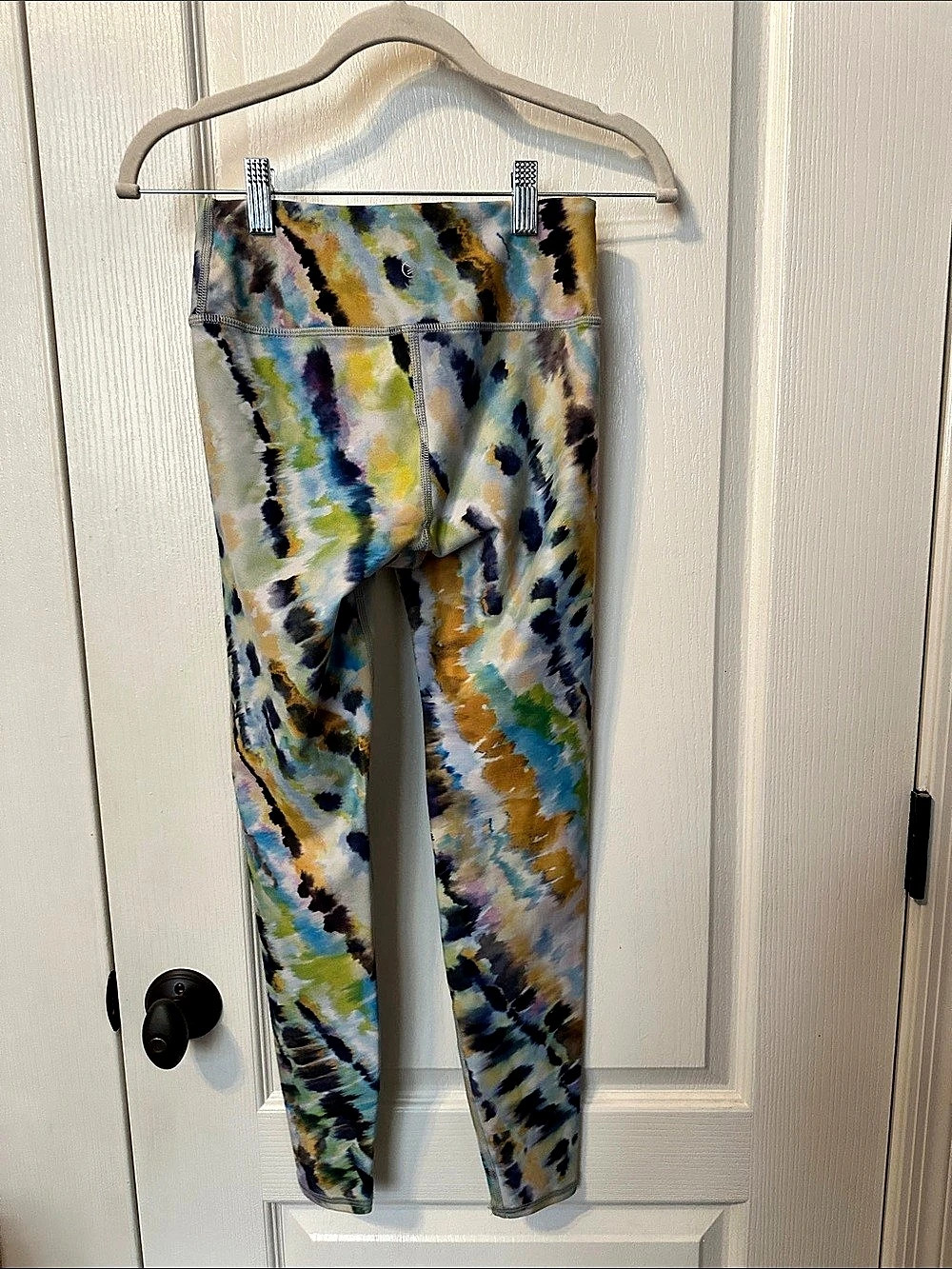 Savvi INDI Tie Dye Women’s Leggings Abstract Print Multicolor Medium - Picture 2 of 10